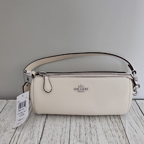 Coach Handbags - NEW! AUTHENTIC NEW  COACH Women's Soft Leather Nolita Barrel Bag In Chalk/Silver
